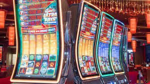 Fish Game arcade shooting table on ok et platform showing multiple targets